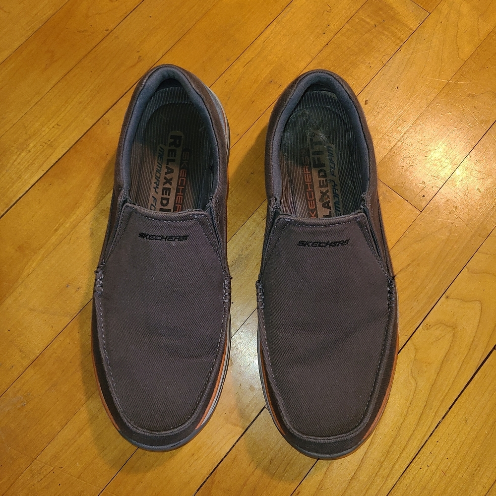 Skechers Men's Brown Slip-On Loafers